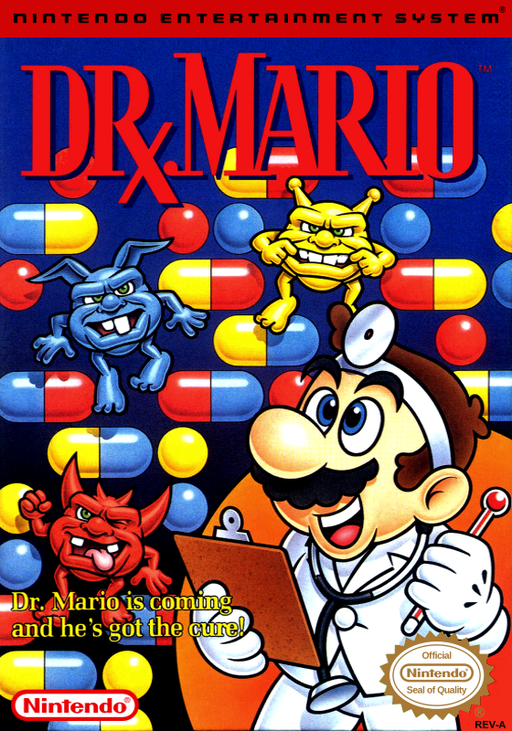 Dr. Mario (USA) (Beta 3) box art